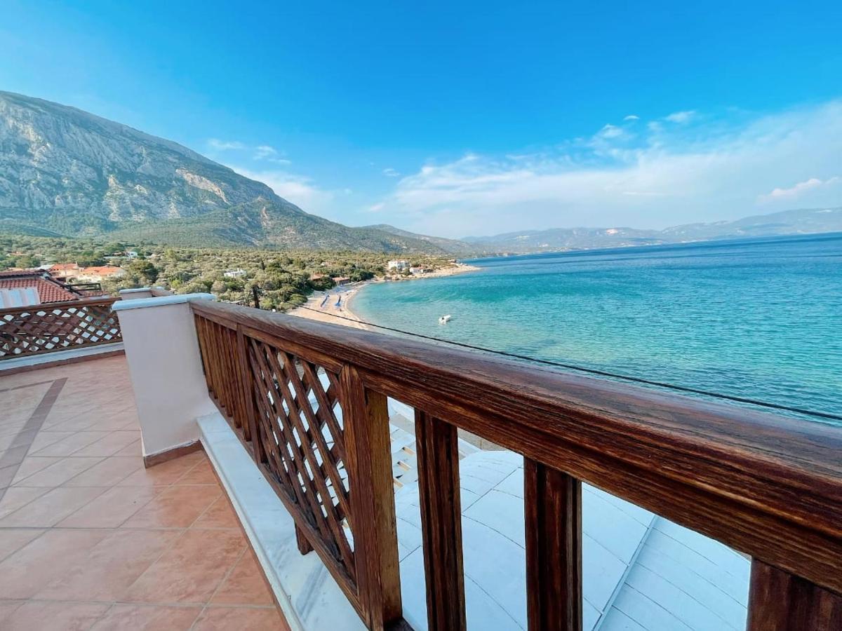 Nereides Seaside Apartments Marathokampos Ngoại thất bức ảnh