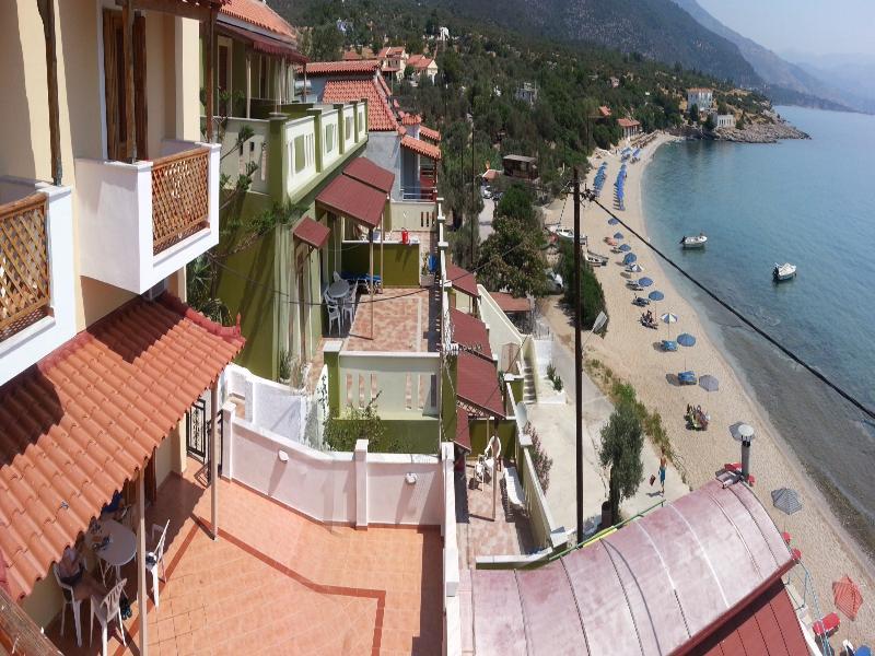 Nereides Seaside Apartments Marathokampos Ngoại thất bức ảnh