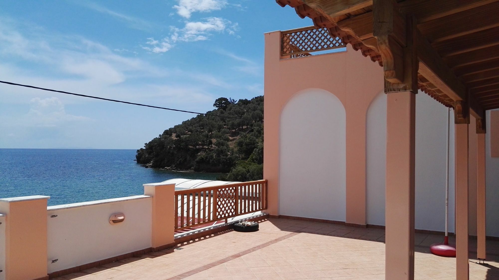 Nereides Seaside Apartments Marathokampos Ngoại thất bức ảnh
